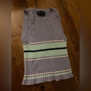Sleeveless sweater tank